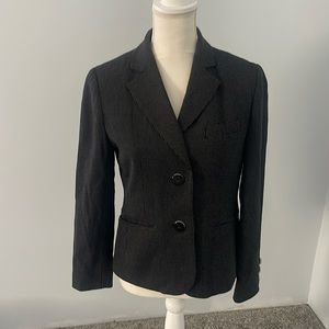 Talbots size 4 dress blazer jacket polkadot